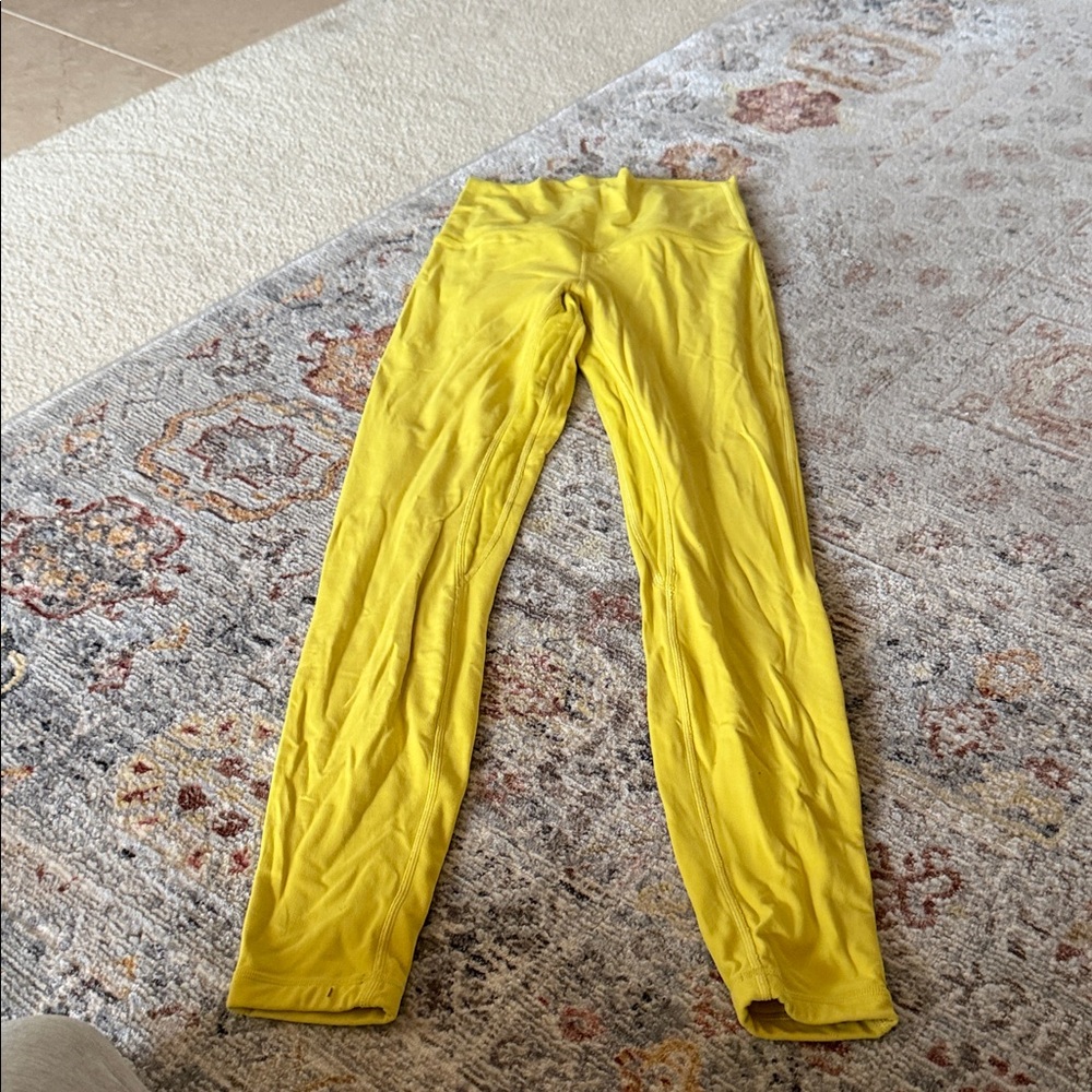 lululemon athletica Yellow Leggings